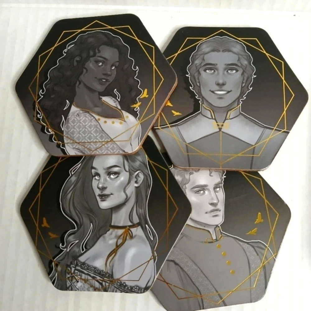 Owlcrate & Serpent & Dove Coaster Set Bundle Gothic Haunting Fairyloot New Item